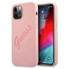 Guess GUHCP12LLSVSPI iPhone 12 Pro Max6,7 różowy/pink hardcase Script Vintage